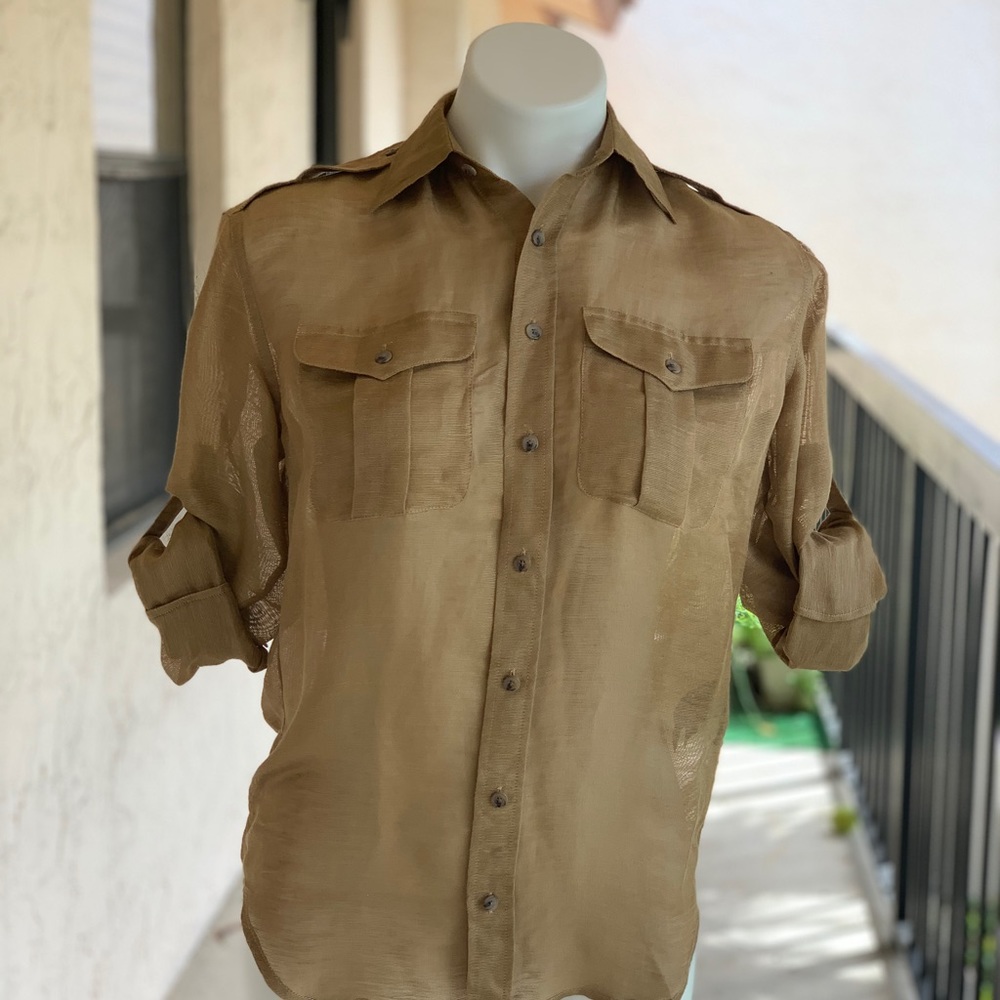 Ralph Lauren Black Label Military Shirt, runs like size 2